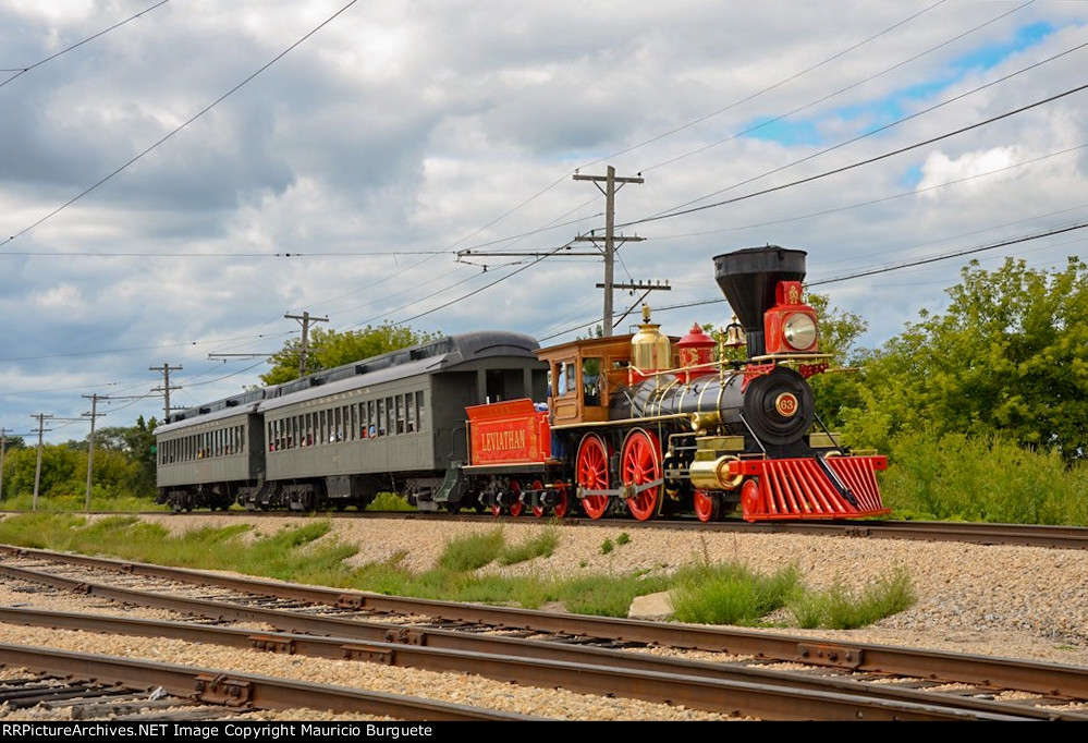 CPRR Leviathan Steam Locomotive